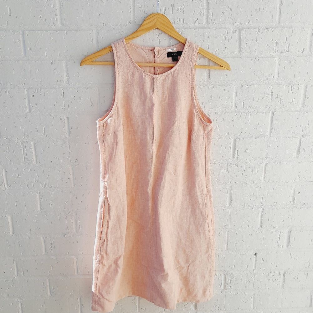 J CREW Linen Dress sz: XXS